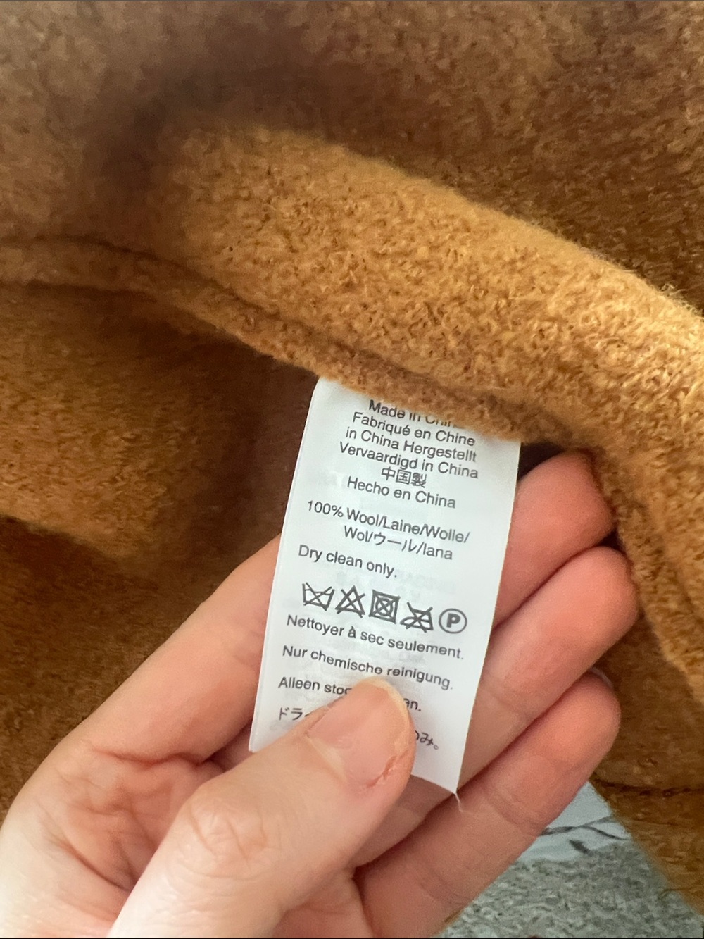 J. Crew Double-Breasted Pea Coat in Mustard 100% wool - Picture 6 of 6